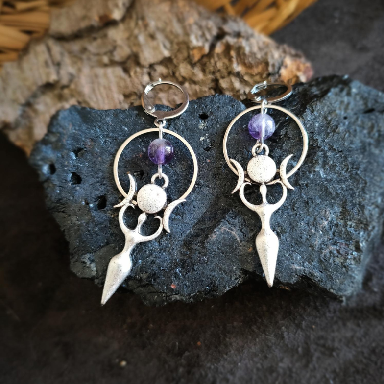 Boucles d'oreilles Déesse