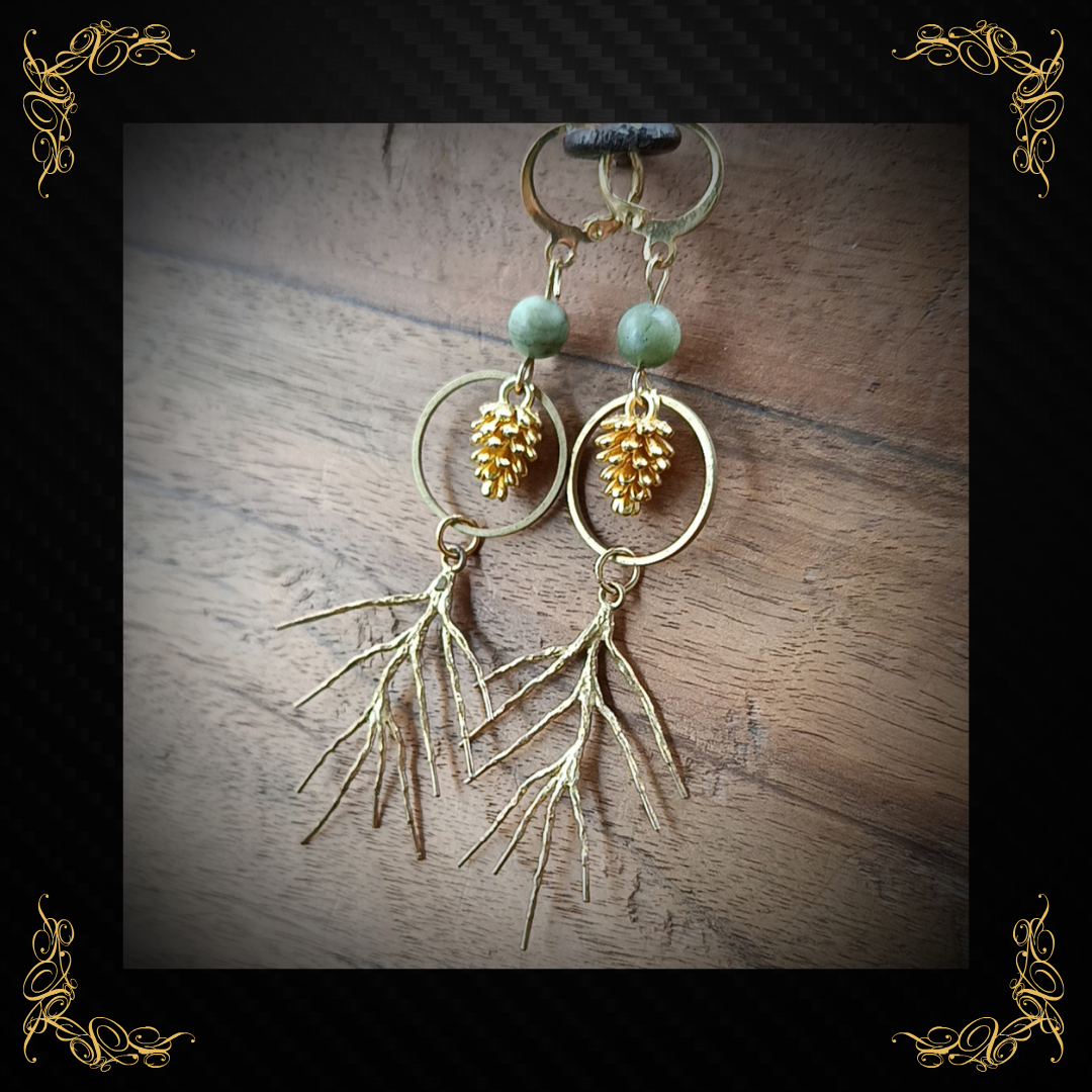 Boucles d'oreilles Pinède