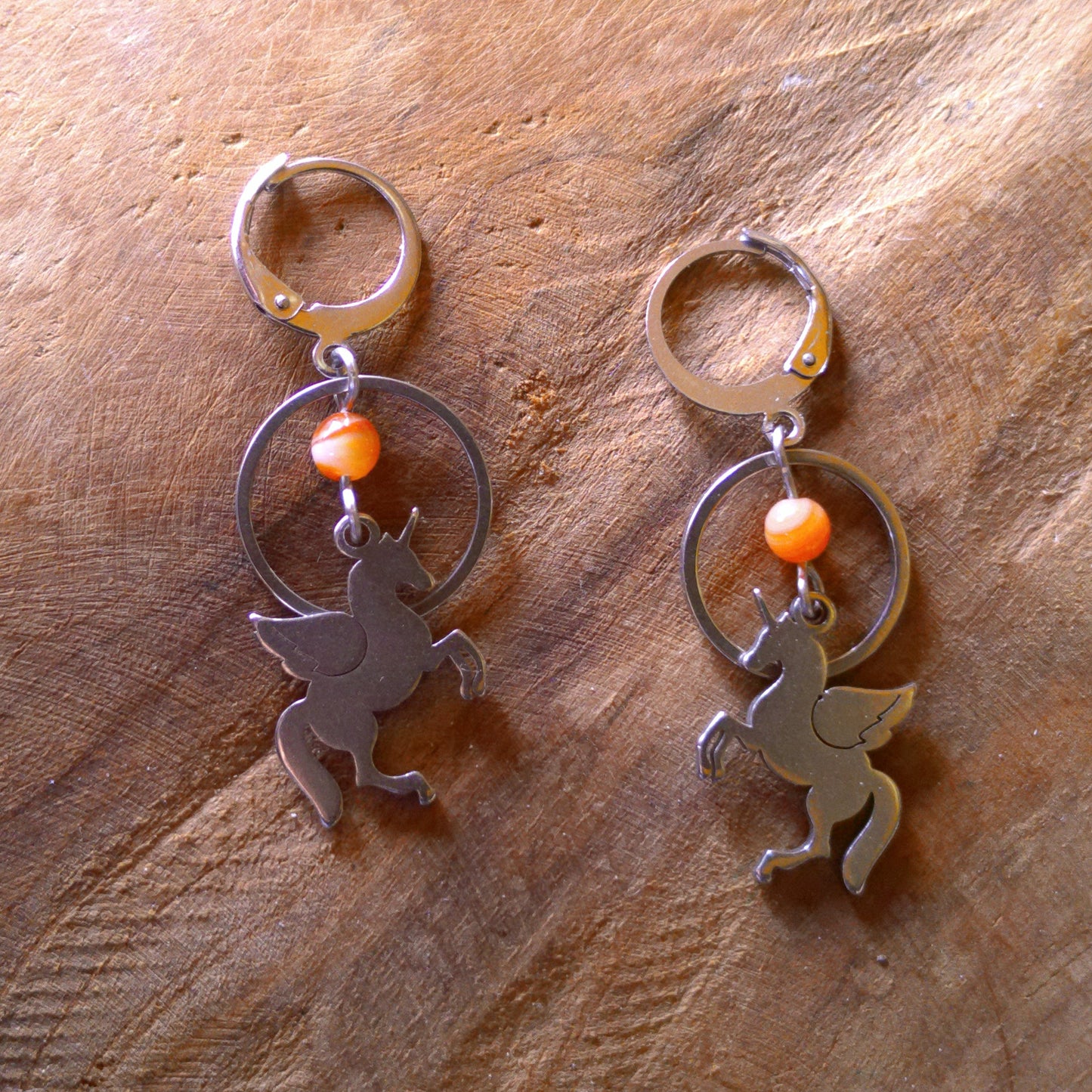 boucles d'oreilles vanillu Argentée