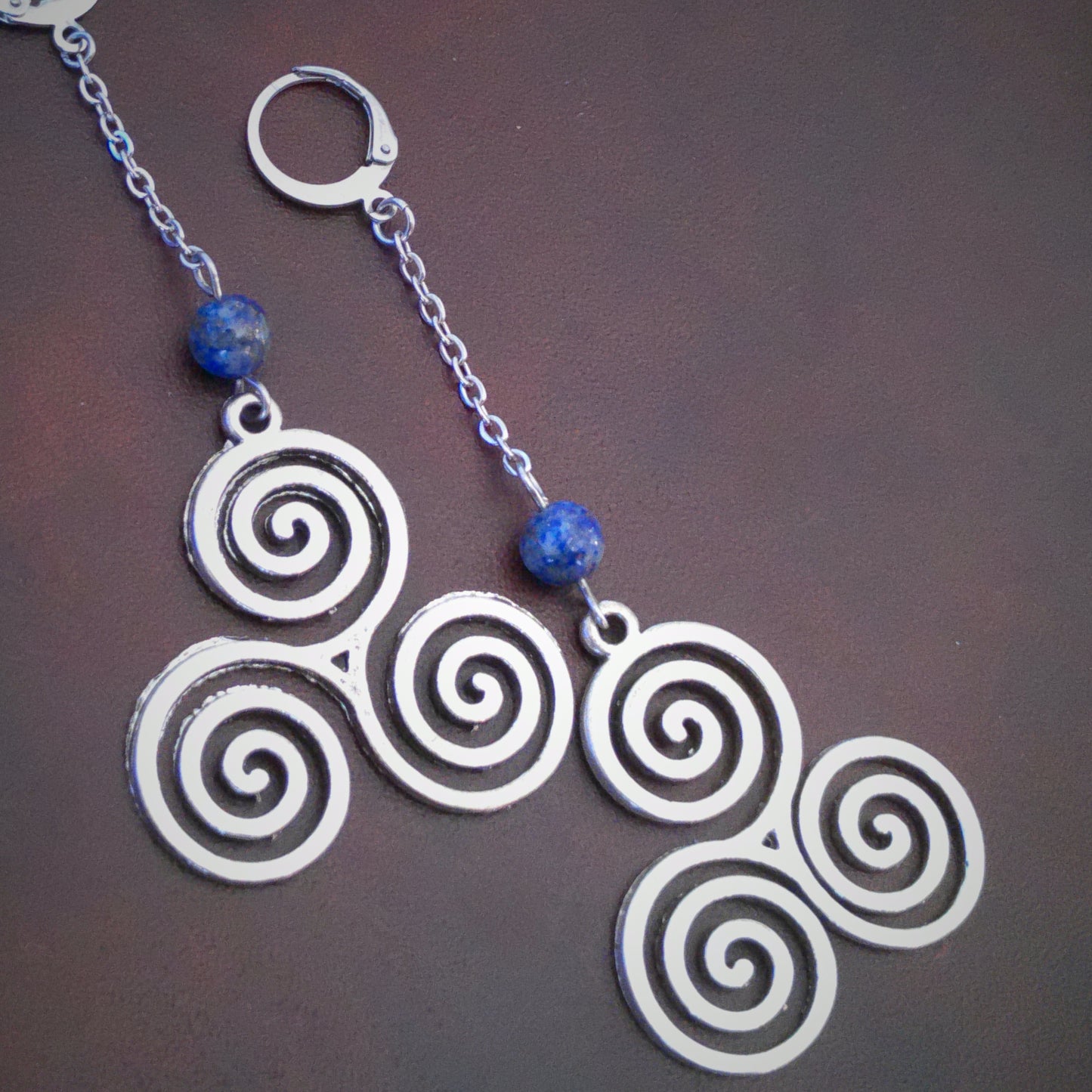 Boucles d'oreilles Triskel
