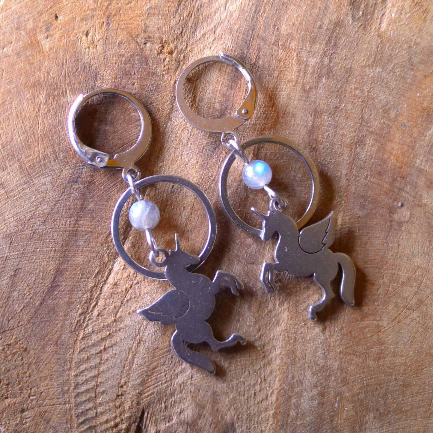 boucles d'oreilles vanillu Argentée
