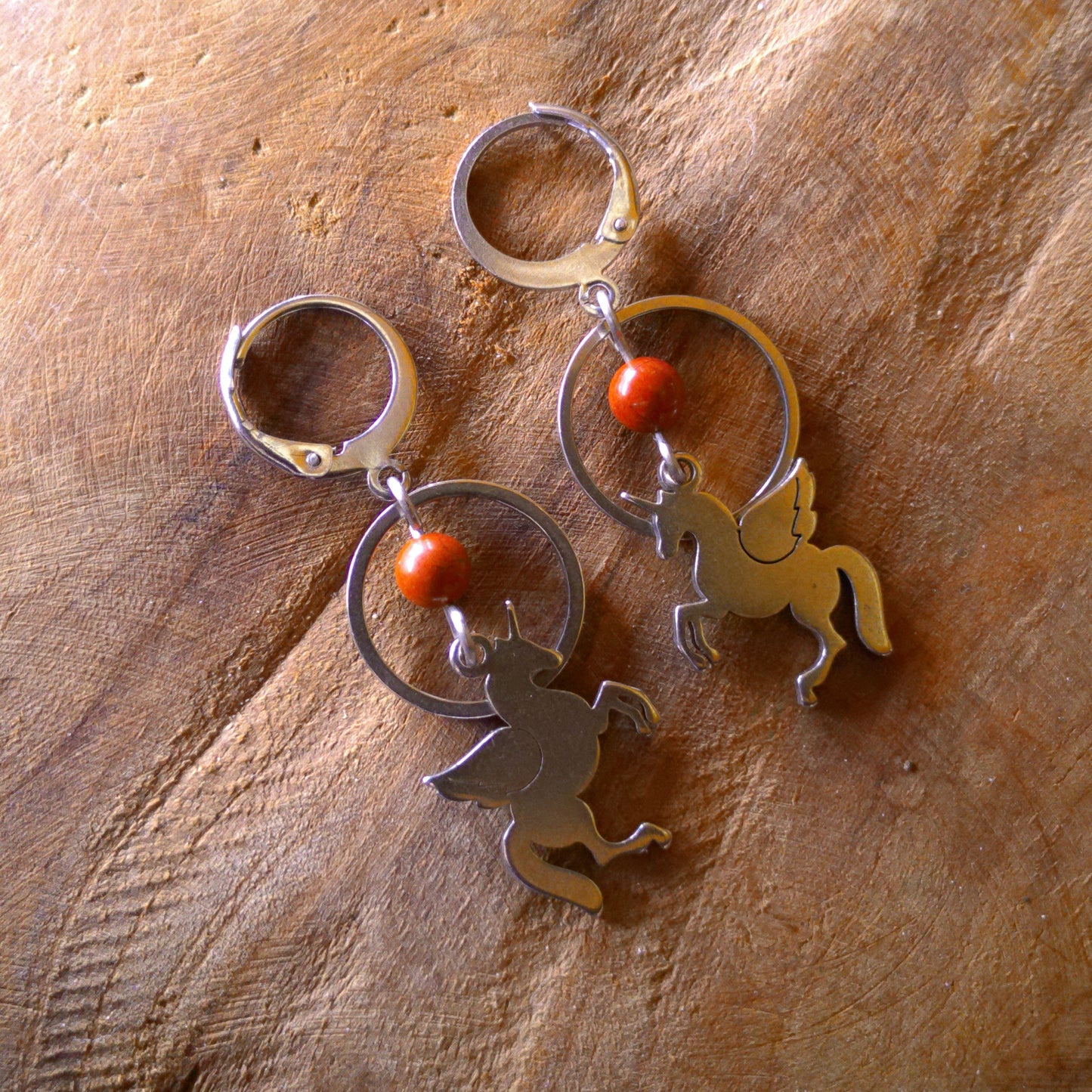 boucles d'oreilles vanillu Argentée