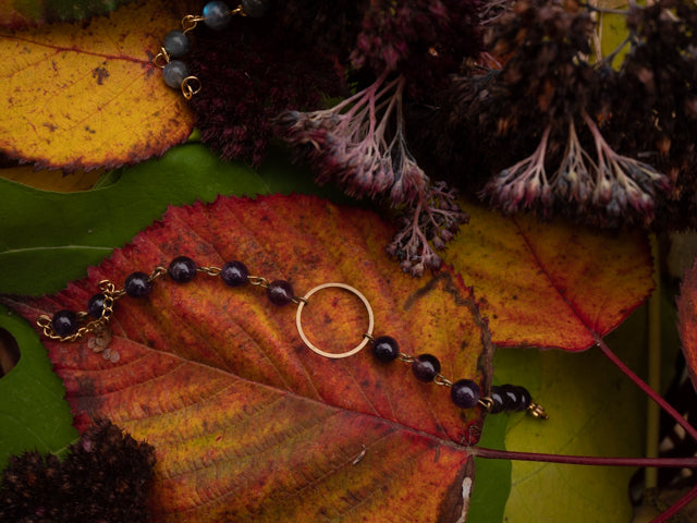 bracelet séléné améthyste