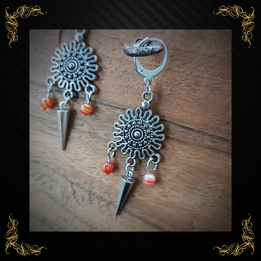 Boucles d'oreille Tonatiuh