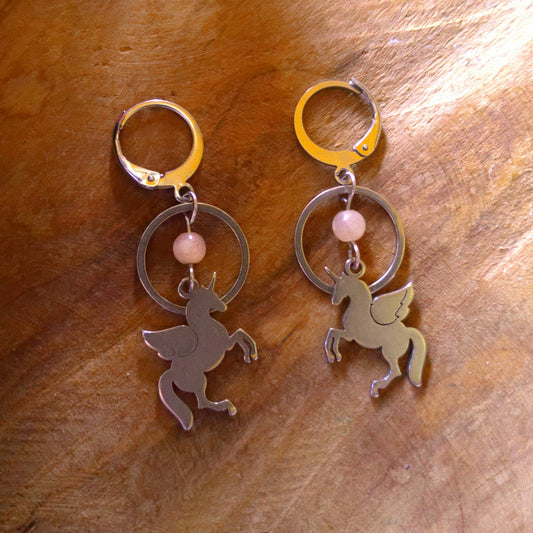 boucles d'oreilles vanillu Argentée